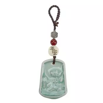 Брелок-подвеска изысканный ретро маленький узор в виде водяной лилии брелок-подвеска для ключей своими руками