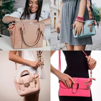 Брелок-подвеска Lucky Cats из искусственной латуни, художественная подвеска-ключ в виде кошек из латуни, уникальные брелки-подвески для декора сумок 2