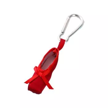 Брелок-подвеска Шарм Пуанты Украшение для рюкзака Пуанты для женщин Сумка Брелок для ключей автомобиля Подарок для любителей танцев красный