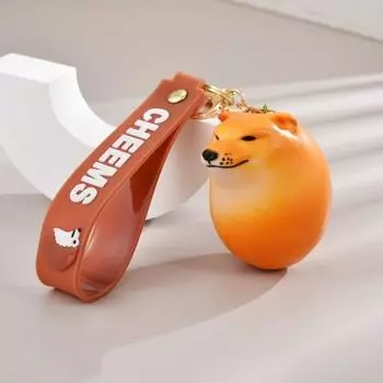 Брелок-подвеска Shiba, игрушка для снятия стресса, брелок-подвеска с эффектом медленного отскока, держатель для автомобильных ключей