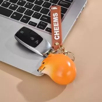 Брелок-подвеска Shiba, игрушка для снятия стресса, брелок-подвеска с эффектом медленного отскока, держатель для автомобильных ключей