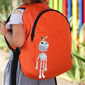 Брелок-подвеска в виде черепа с ремешком, брелок в виде человеческого скелета, подвесное украшение на сумку на Хэллоуин, подвески для сумок, брелок A