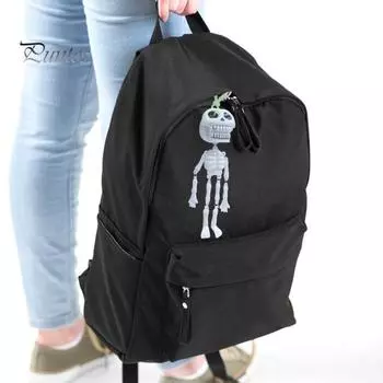 Брелок-подвеска в виде черепа с ремешком, брелок в виде человеческого скелета, подвесное украшение на сумку на Хэллоуин, подвески для сумок, брелок B