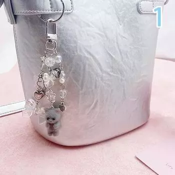 Брелок-подвеска в виде мультяшного кота Y2K в форме сердца и банта для женщин и девочек, симпатичная подвеска для сумки для камеры, украшения, подарки as the picture