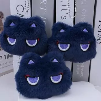 Брелок-подвеска в виде мультяшного кота, пищащая милая плюшевая кукла, игрушка кавайная мягкая сумка-подвеска, украшения для пары друзей, подарок