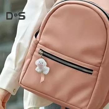 Брелок-подвеска в виде плюшевого щенка с отверстием для подвешивания, мягкий флокированный материал, брелок с рисунком, подвеска в виде автомобильного зеркала заднего вида 3