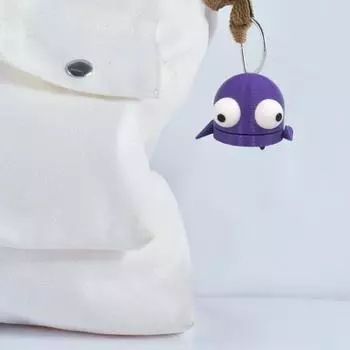 Брелок-подвеска в виде почтового ящика в стиле аниме, симпатичные декоративные куклы, кулон из смолы, декор для рюкзаков, коллекционный подарок на игровую тематику для детей и подростков жёлтый