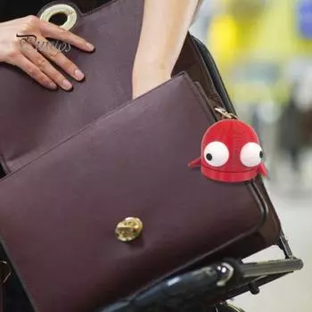 Брелок-подвеска в виде почтового ящика в стиле аниме, симпатичные декоративные куклы, кулон из смолы, декор для рюкзаков, коллекционный подарок на игровую тематику для детей и подростков красный