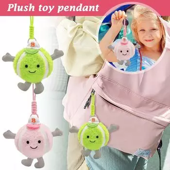 Брелок-подвеска в виде теннисной игрушки 12 см One Size зелёный