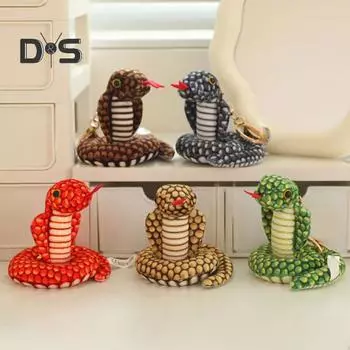 Брелок-подвеска в виде змеи со знаком зодиака, симпатичная сумка на удачу для девочек и мальчиков, милый брелок-подвеска в виде змеи на Новый год зелёный