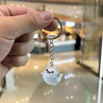 Брелок-призрак из смолы, светящиеся украшения на Хэллоуин, кулон-призрак, украшение на рюкзак 6pcs