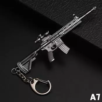 Брелок Pubg Playerunknowns Battlegrounds Брелок M24 Awm M4A1 Akm Брелок Брелок Кольцо Армейский Ювелирный Брелок Пистолет Брелок