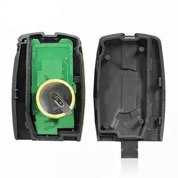 Брелок с 5 кнопками для автомобильного пульта управления 433 МГц, черный, для land rover freelander 2 2007-2015