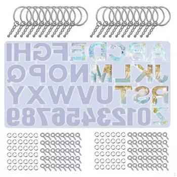 Брелок с алфавитом, литье из смолы, изготовление ювелирных изделий, легкая эпоксидная смола своими руками, с брелоками,