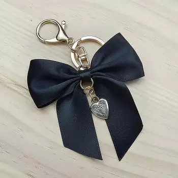 Брелок с большим бантом из ленты, подарки для женщин, сумка для телефона, шелковый кулон, держатель для ключей от машины, ювелирные изделия, романтический шарм, украшение, сладкий бант, брелок красный