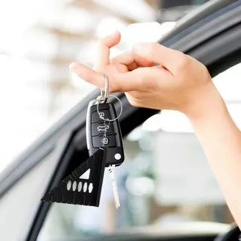 Брелок с гладкой отделкой, компактный дизайн, брелок из PLA, портативный мини-брелок с линейкой скорости для плотников, рамщиков