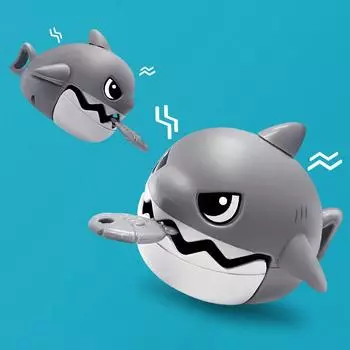 Брелок с изображением акулы, кулон с подвеской, имитация акулы, игрушка, антистресс, школьный кулон, подарки для детей синий