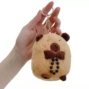 Брелок с изображением Будды, плюшевой игрушки в виде капибары, мультяшной подвески в виде капибары, мягкой куклой, брелок для ключей от машины, рюкзак, сумка, декор для детей, подарок as the picture