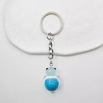 Брелок с изображением черепахи из мультяшной смолы, светящийся в темноте, цветной брелок с черепахой, аксессуары для рюкзака, подарок для подруги зелёный