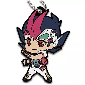 Брелок с изображением прошлых героев серии Defo, игрушечный мул Kujuku Gacha Gacha Capsule! Yu-Gi-Oh! [4. Юма] (Отдельный предмет)