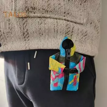 Брелок с капюшоном, держите ключи в тепле, мини-куртка с пуховиком, брелок с застежкой-молнией, легкий брелок-подвеска, праздничный подарок армия зеленый