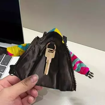 Брелок с капюшоном Yousheng, сохраняющий ваши ключи в тепле, мини-куртка с застежкой-молнией, легкий брелок с подвеской, праздничный подарок армия зеленый