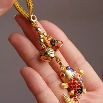 Брелок с карпом кои, маленький кулон, брелок для ключей от машины, креативный брелок для ключей, кулон на телефон style 4