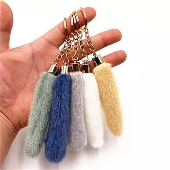 Брелок с кисточками, креативный подарок, милый автомобильный брелок, мультяшная сумка, подвеска, аксессуары, плюшевые аксессуары 17cm розовый