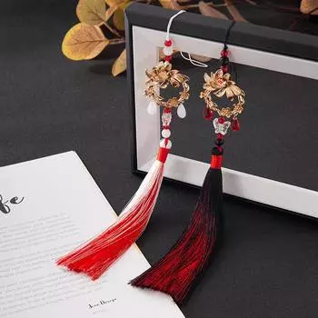 Брелок с кисточками, Мужской Небесный официальный брелок с благословением, женский кулон, брелок для ключей, ювелирное изделие, детский милый брелок для ключей, модный металлический 16*37cm