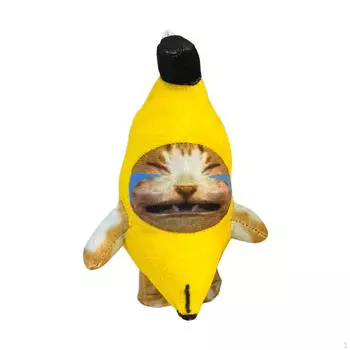 Брелок с мультяшным котом - креативная плюшевая подвеска-кукла для ключей и сумок Style A