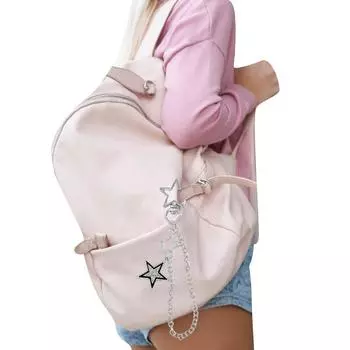 Брелок с подвеской в виде сердца дьявола/луны, звезды/банта, многофункциональные металлические брелоки, стильное украшение для сумки, модный аксессуар 2