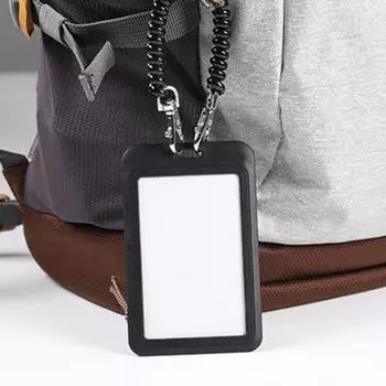 Брелок с защитой от потери, выдвижной, противопадающий, эластичный, с кольцом для ключей, противоугонные ключи, рыболовные инструменты, пружинный страховочный трос, товары для отдыха на природе чёрный