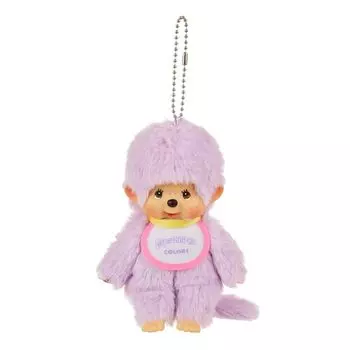 Брелок Sekiguchi Monchhichi COLORS фиолетовый 203185