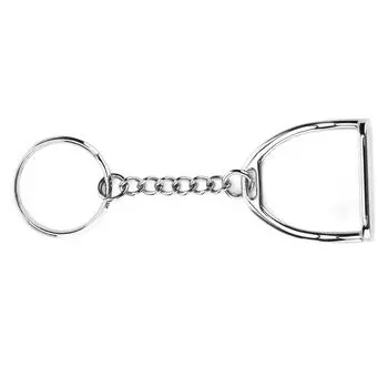 Брелок-стремя из цинкового сплава, не ржавеющий, для подарков и украшения