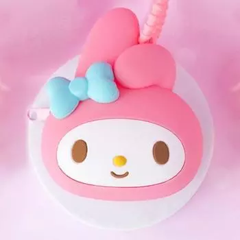 Брелок-сумка для ключей в виде персонажа из мини-маркета Sanrio, My Melody, 1 шт., популярный персонаж в Корее