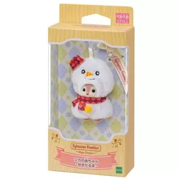 Брелок Sylvanian Families в виде оленёнка-снеговика