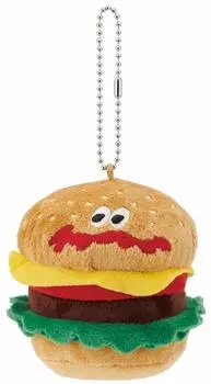 Брелок-талисман скейтера с цепочкой из шариков Burger Conks Burger BACH1