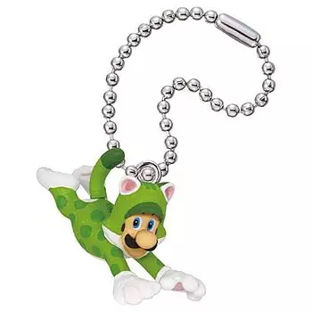 Брелок-талисман Tomy Super Mario 3D World Fury World Neco Gacha Gacha Capsule Toy [Takara Arts] + [2. Луиджи] (один предмет)