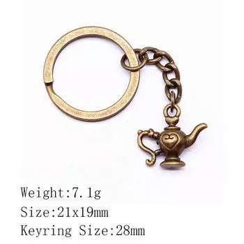 Брелок тренда 2025 года для женщин, брелок для ключей с едой, дешевые вещи, женский брелок A04-1pcs-31x13mm