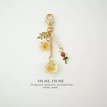 Брелок в японском стиле из смолы и сплава с флеш-накопителем USB