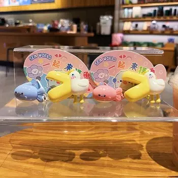 Брелок в виде большого пеликана, пеликан, ловля рыбы, большой клюв, кукла, игрушка, рюкзак, декор синий