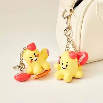 Брелок в виде фигурки персонажа MOONO 1.Surfing MOONO