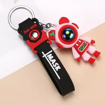 Брелок в виде медведя-молнии, кукольный брелок в виде астронавта, сумка-подвеска, брелок для ключей, сумка-брелок для пары, сумка-брелок для ключей в виде автомобиля, подарок на день рождения розовый