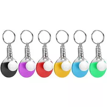 Брелок в виде мини-ракетки для настольного тенниса - популярный кулон за рубежом 6 cm