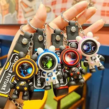 Брелок в виде мультяшного кролика, милый кукольный кролик-космонавт, брелок на сумку, кулон, парный автомобильный брелок, креативная сумка, аксессуары для брелоков