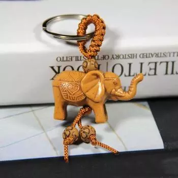 Брелок в виде мультяшного слона с узлом, брелок в виде счастливой лошади, плетеные брелоки для ключей, держатель для ключей, брелок в виде счастливой лошади Elephant