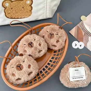 Брелок в виде мультяшной капибары, забавная и удобная сумка-подвеска, персонализированная подвеска для новорожденных, сумки и аксессуары