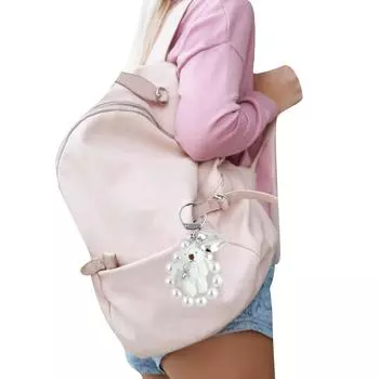 Брелок в виде плюшевого медведя с подвеской в виде сердца, браслет для телефона, сумки, рюкзака, кошелька, украшения 1