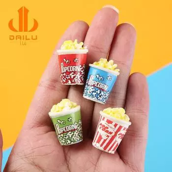 Брелок в виде попкорна и аксессуары для мобильных телефонов 17*24 mm