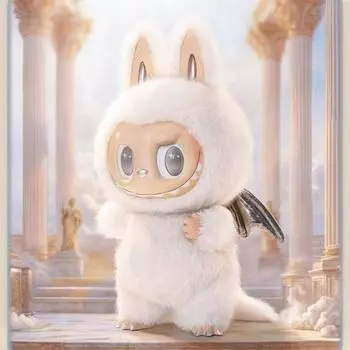 Брелоки Брелоки Брелоки Labubu Zimomo 2 Монстр Облако Ангел Виниловая Кукла Лицо Детская Игрушка Фестиваль Подарок на День Рождения Коллекция для Стола Украшение